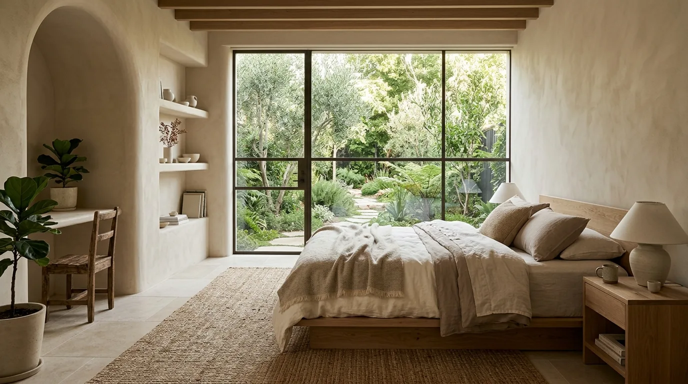 Finish with a room that feels deeply restful inspiration for an organic modern bedroom.